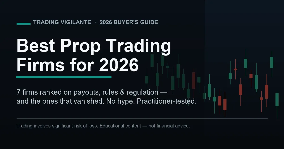 7 Best Prop Trading Firms for 2026 (Ranked Honestly)